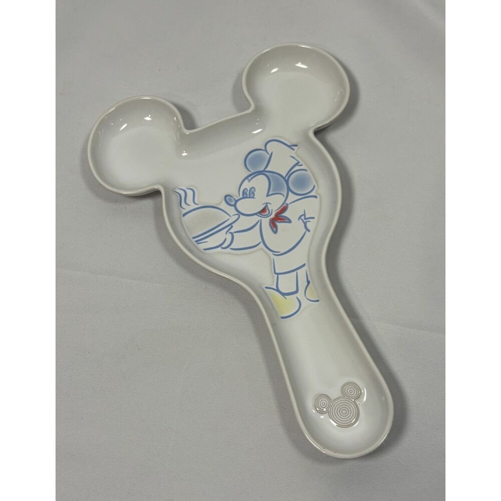 Disney Parks MICKEY Sketchbook Ceramic Spoon Rest - Chef Mickey